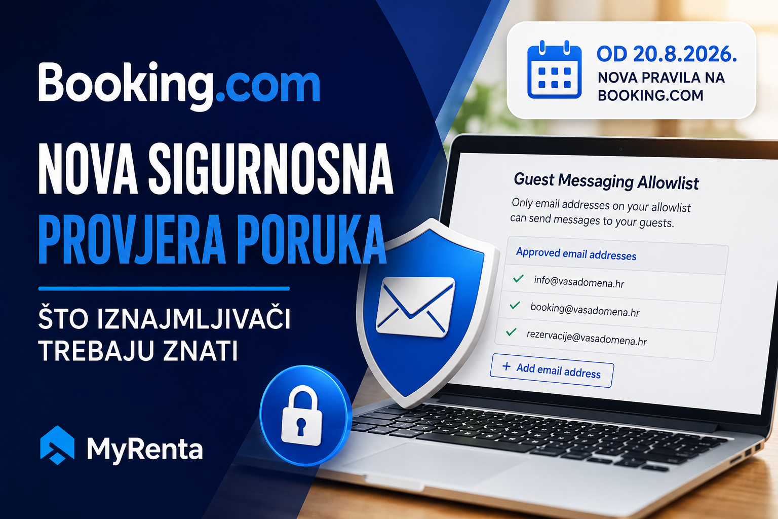Booking.com führt eine neue Sicherheitsprüfung für Nachrichten ein: Das müssen Unterkunftsanbieter wissen