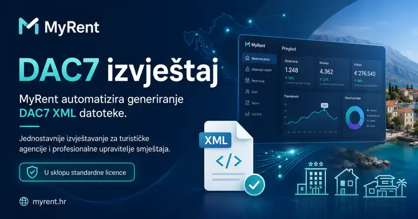DAC7-Bericht für Tourismusagenturen | MyRent XML-Lösung