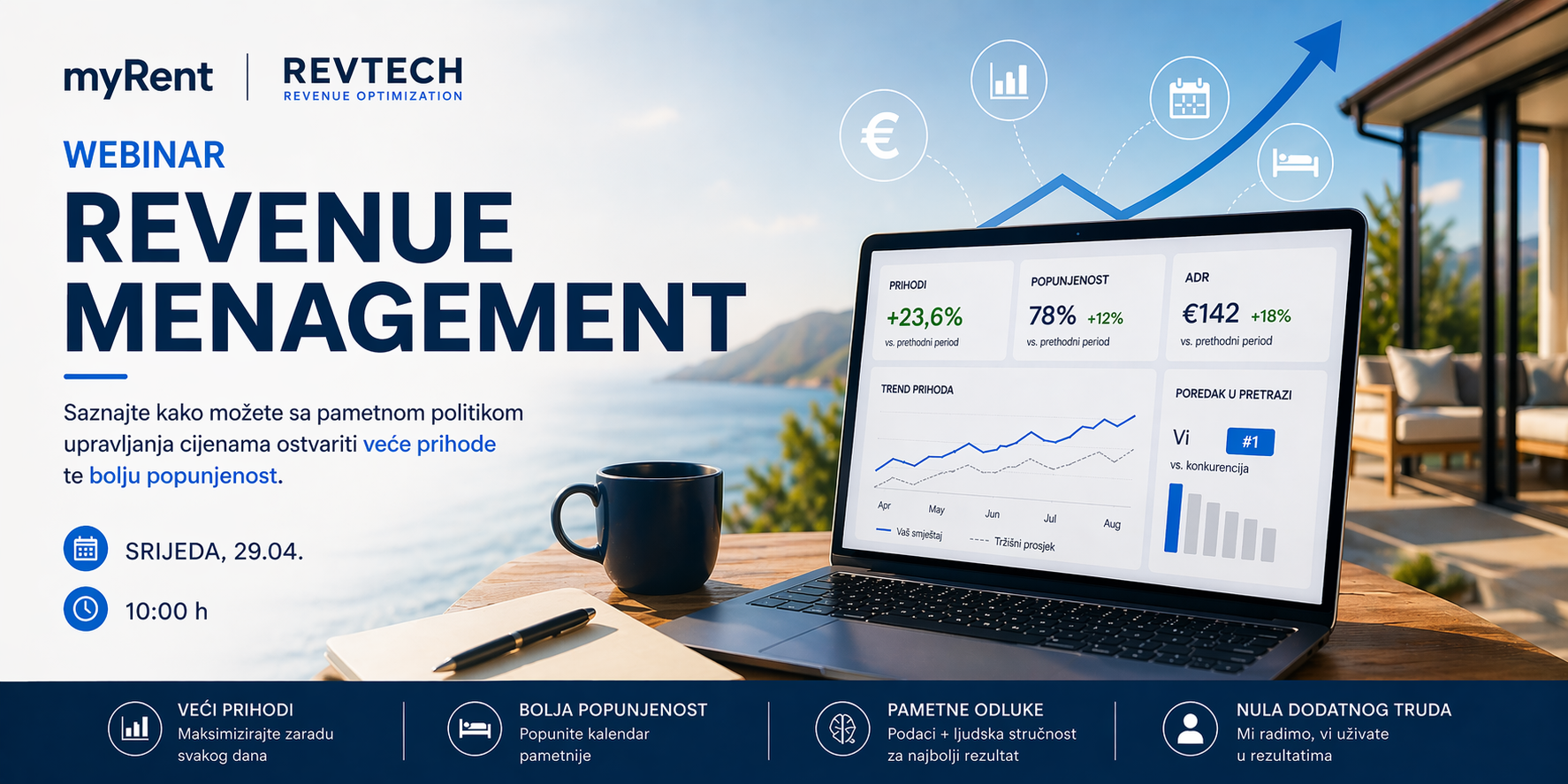 Einladung zum Webinar – Revenue Management im Tourismus: So steigern Sie Umsatz und Auslastung